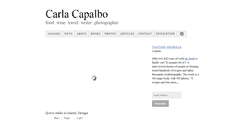 Desktop Screenshot of carlacapalbo.com