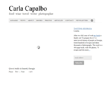 Tablet Screenshot of carlacapalbo.com